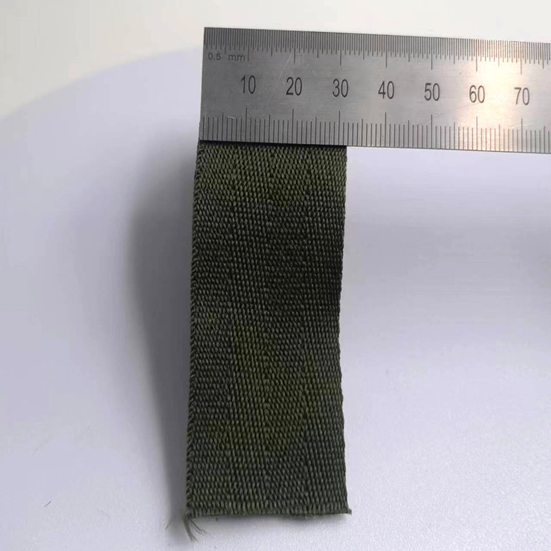 Tamaño Personalizable Eco-Friendly Pure Polyester Herringbone Webbing para la resistencia al desgaste