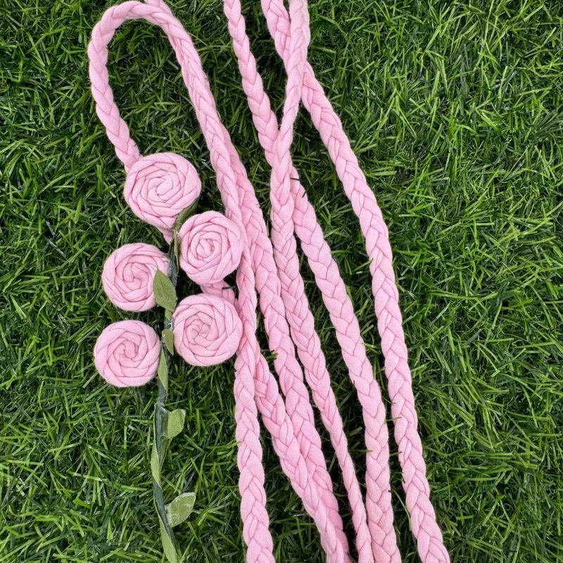 Zapatos y sombreros de cuerda de algodón de tres hilos de colores Accesorios para necesidades de tamaño personalizado