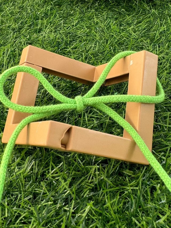 Diámetro y longitud personalizables de algodón de unión de cuerda de algodón tejido para el color verde punto