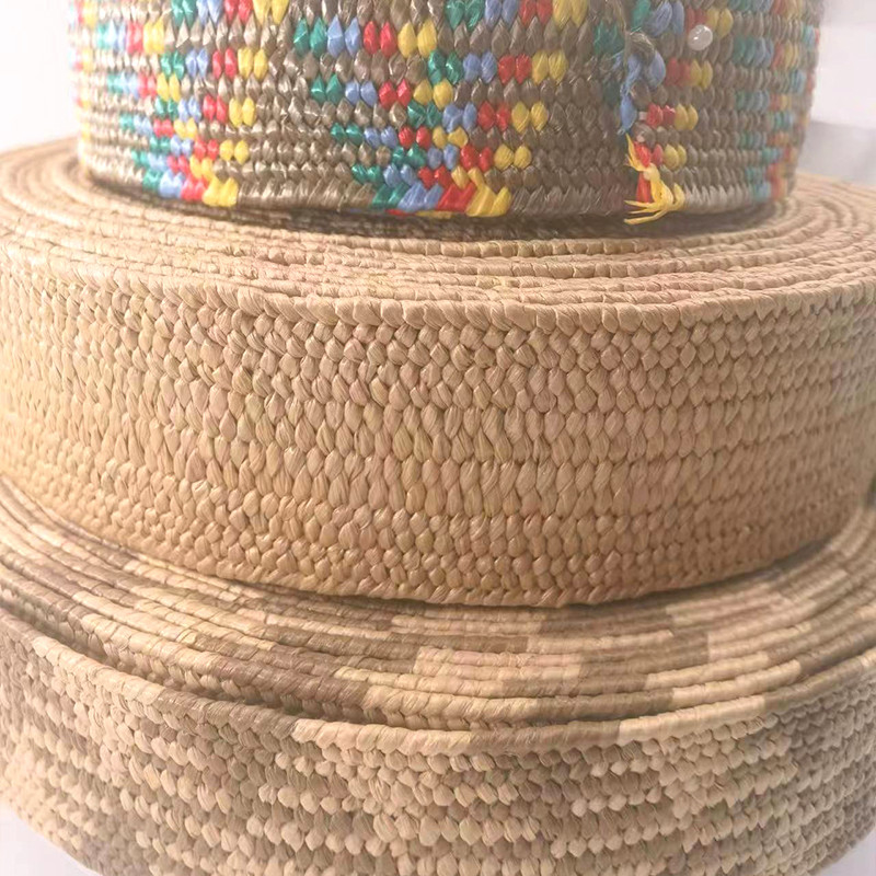 65% de paja 35 % de látex trenzado de paja elástica de cinta trenzada de cinturón elástico para zapatos