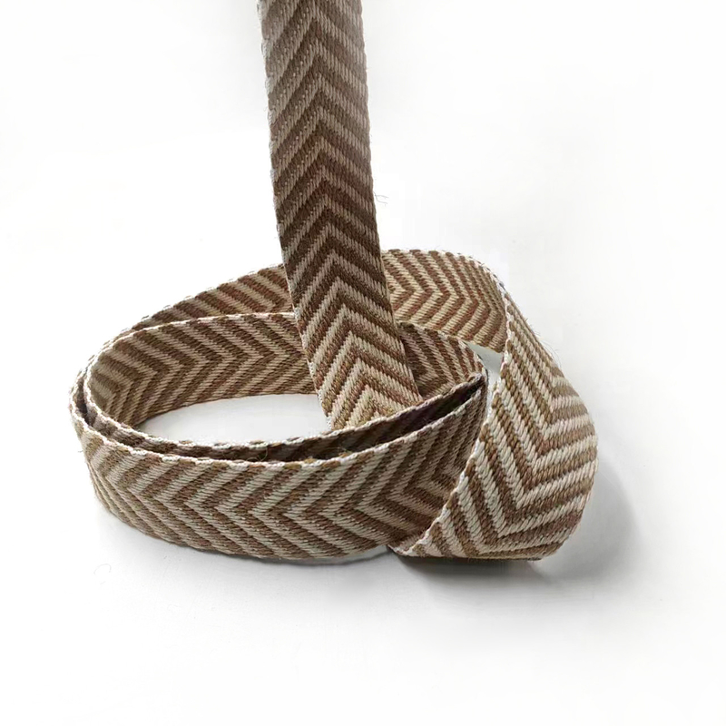 Cinturón tejido de 4 cm Herringbone Cereales de yute para el estilo vintage Accesorios de sombreros de verano