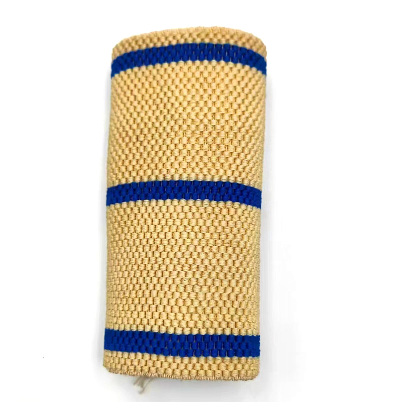 70% poliéster 30% látex cintura banda elástica con rayas azules para accesorios de ropa