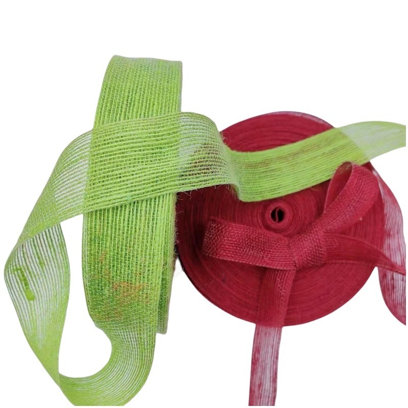 Cinta de yute personalizada para decoración navideña hecha a mano Apoyo 7 días Muestra de pedido Tiempo de entrega