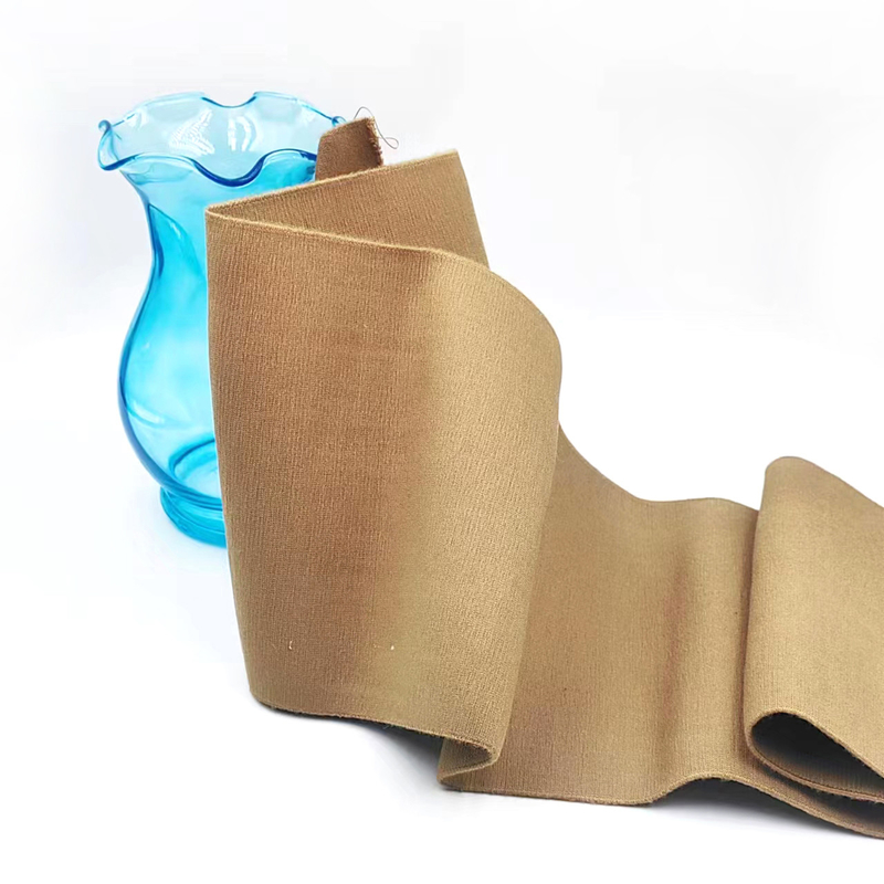 Tejido elástico de algodón y látex de poliéster para zapatos y botas