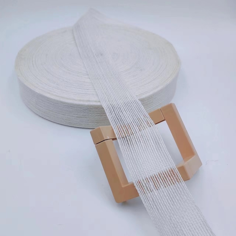 3.8cm cinta tejida de yute blanco puro perfecto para sus proyectos y necesidades de decoración B2B