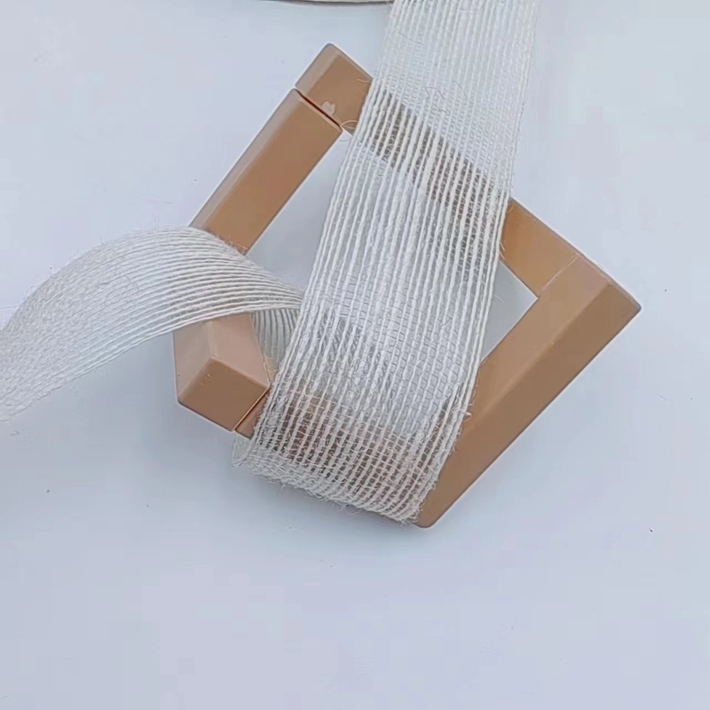 3.8cm cinta tejida de yute blanco puro perfecto para sus proyectos y necesidades de decoración B2B