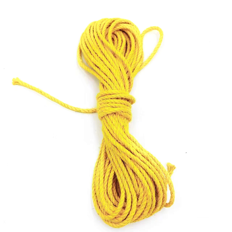 Cables de yute de color retorcido de 2,5 mm para coser ropa y accesorios de prendas de vestir