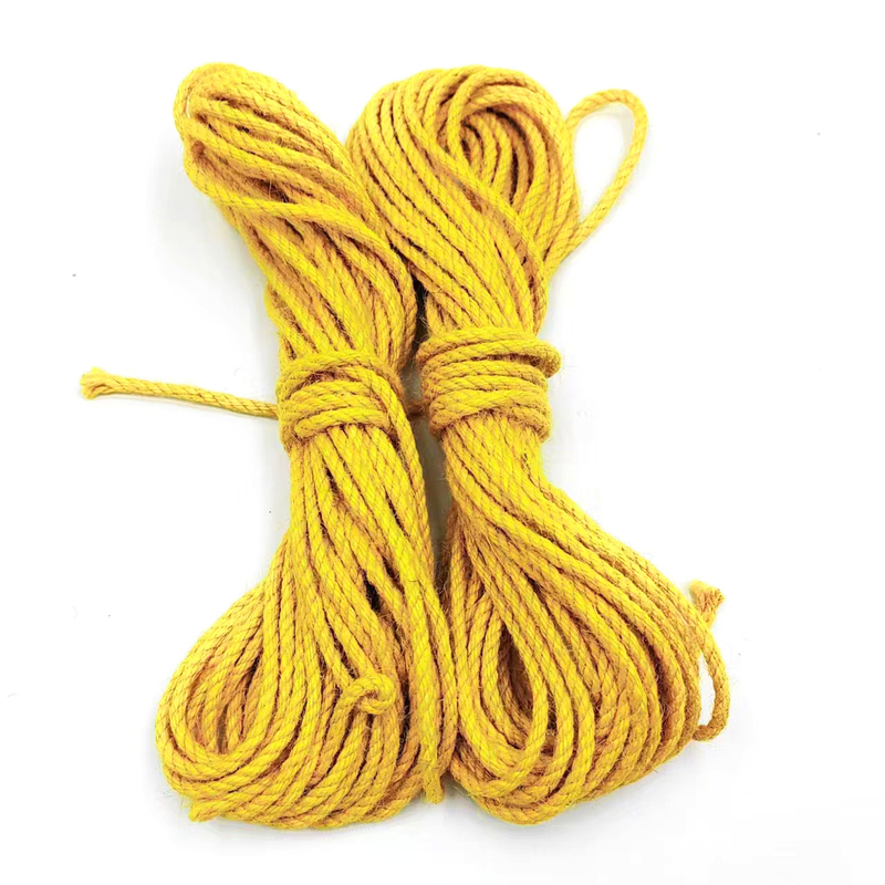 Cables de yute de color retorcido de 2,5 mm para coser ropa y accesorios de prendas de vestir