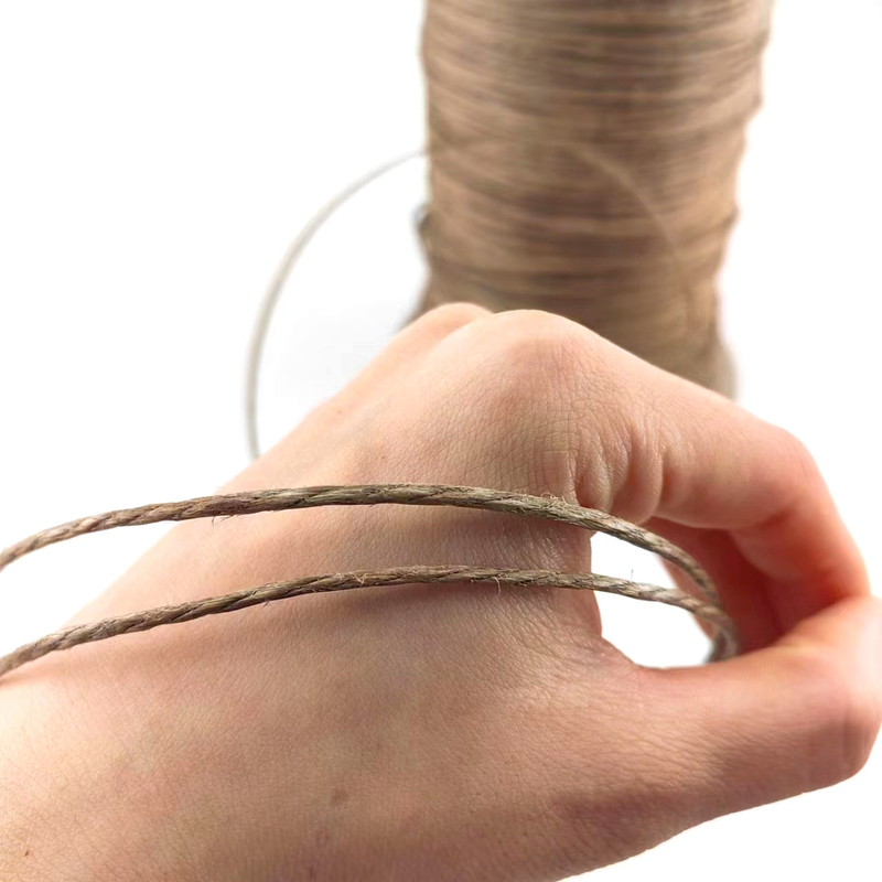 Eco Amigo Durable Jute Twine 2mm Jute cuerda natural de cáñamo cuerda para la decoración del hogar