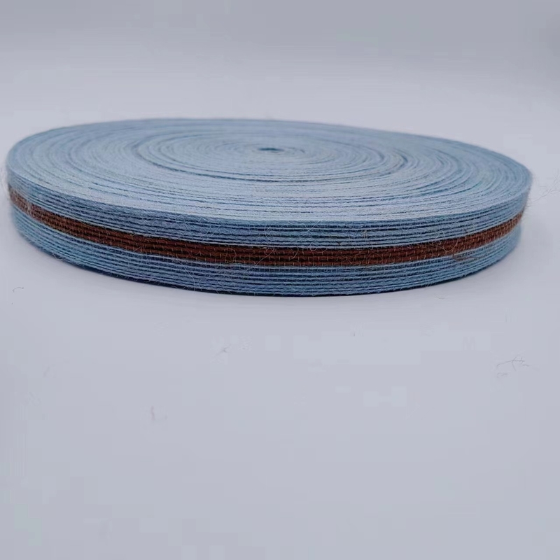 Tela de cinta de yute de tamaño personalizado de 3 cm para embalajes de regalos coloridos sostenibles