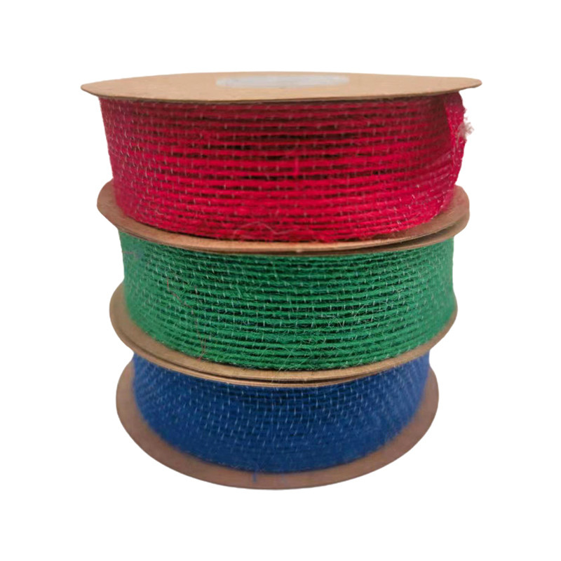 1 mm de espesor Red Green Blue Belt Roller Nylon Jute Ribbon Webbing para el cinturón de la bolsa