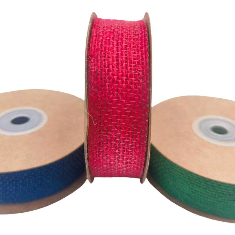 1 mm de espesor Red Green Blue Belt Roller Nylon Jute Ribbon Webbing para el cinturón de la bolsa