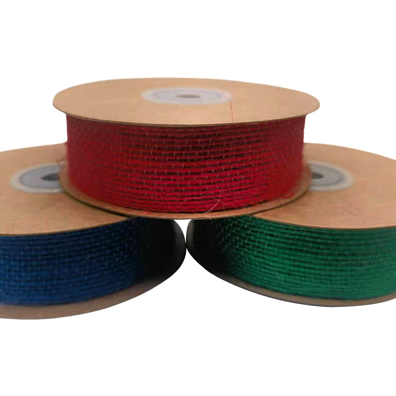 1 mm de espesor Red Green Blue Belt Roller Nylon Jute Ribbon Webbing para el cinturón de la bolsa
