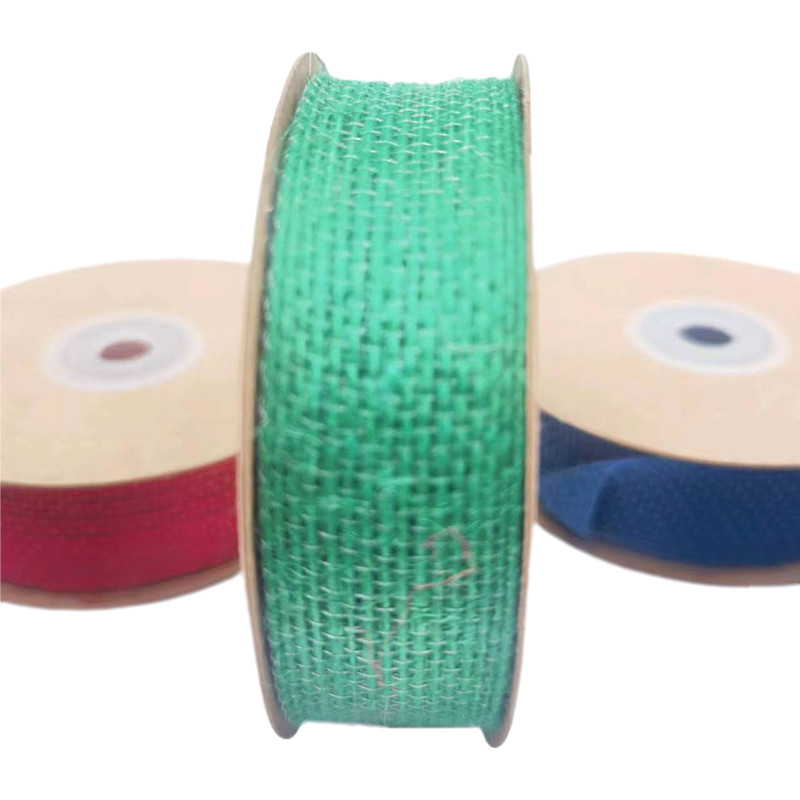 1 mm de espesor Red Green Blue Belt Roller Nylon Jute Ribbon Webbing para el cinturón de la bolsa