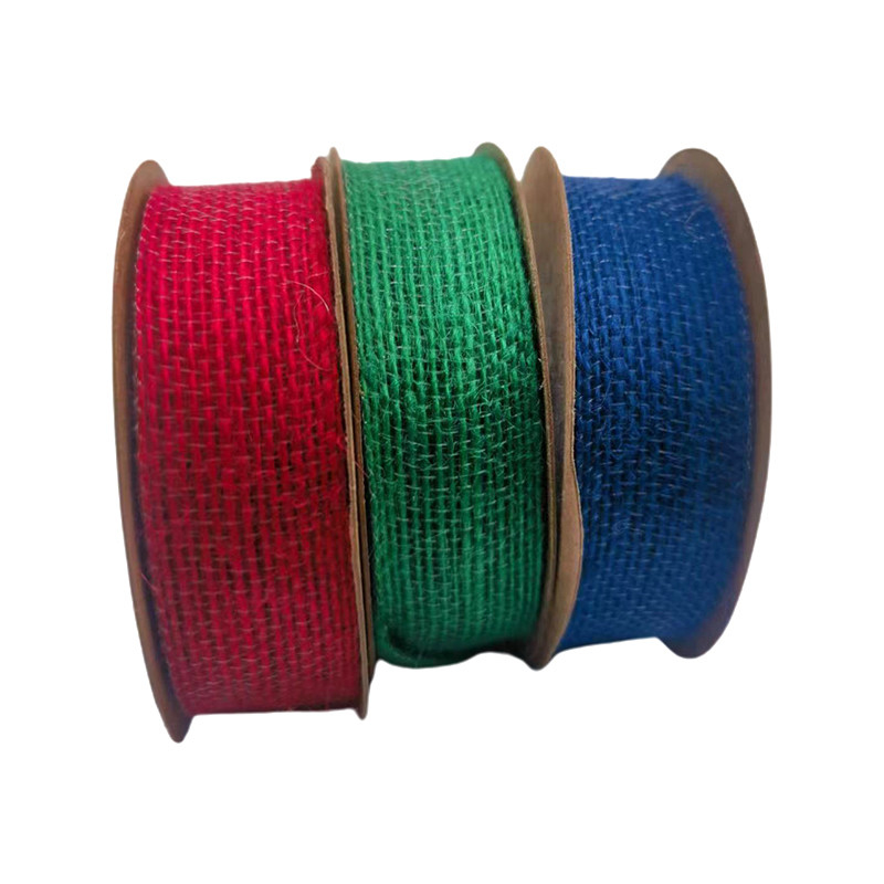 1 mm de espesor Red Green Blue Belt Roller Nylon Jute Ribbon Webbing para el cinturón de la bolsa