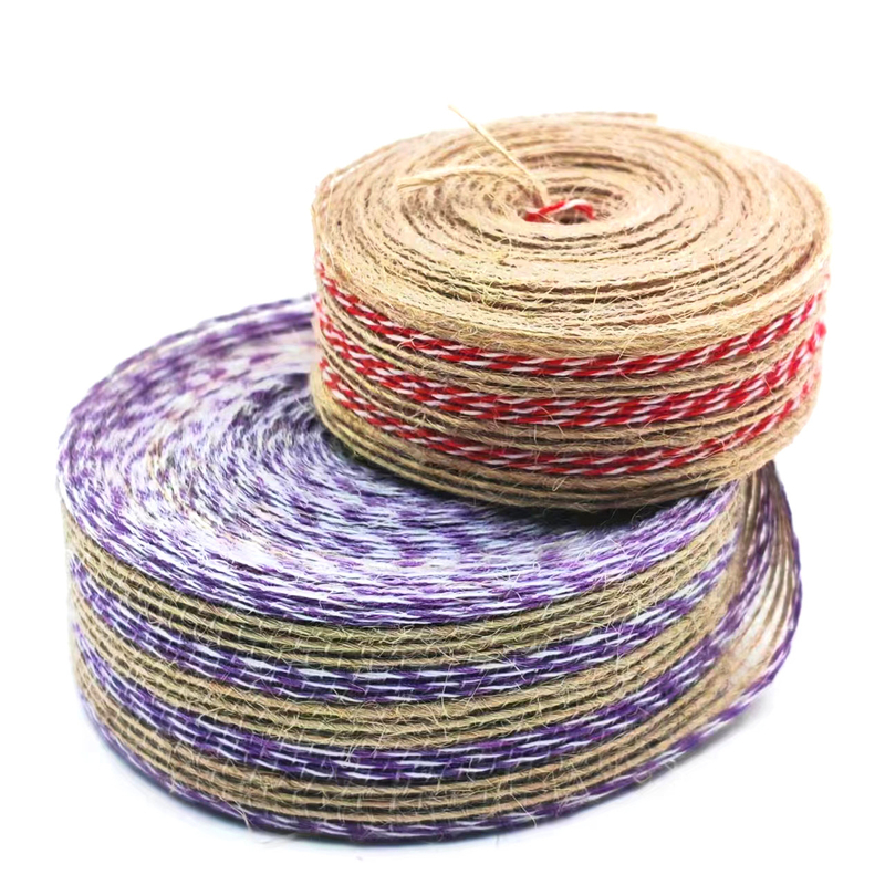 Cinta de yute directa para textiles para el hogar en la línea de cumpleaños y Navidad