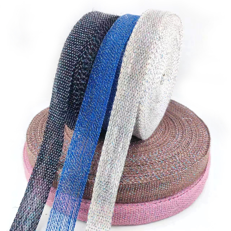 Estilo de las telas de yute ecológicas para el hogar Tejidos artesanales y accesorios de ropa