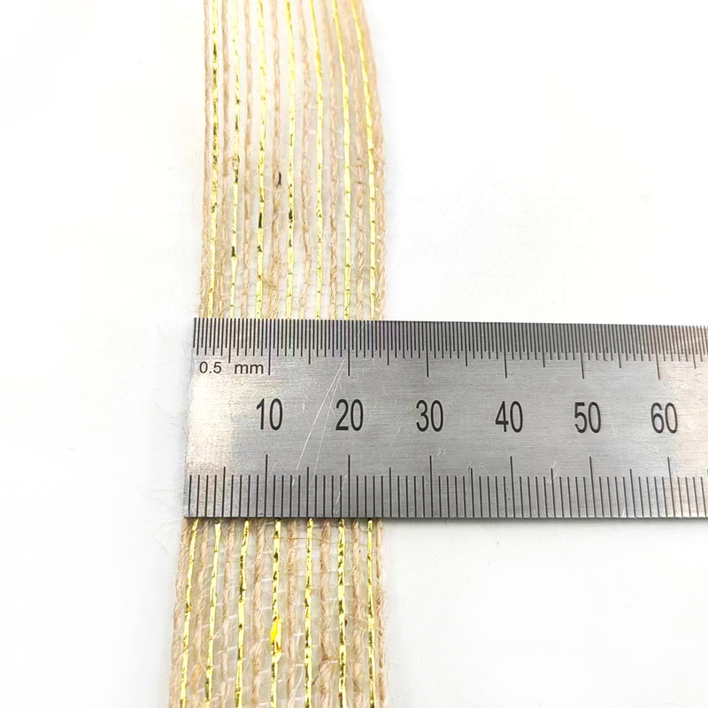 Cinturón de yute de 25 mm ecológico para envoltura y ramos No soporta 7 días Pedido de muestra