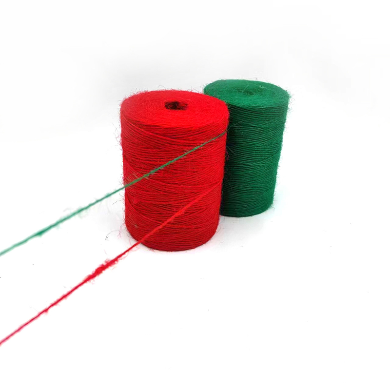 1 mm de colorido de yute Twine Roll Durable de yute cuerda de cuerda para cartón de regalo de embalaje
