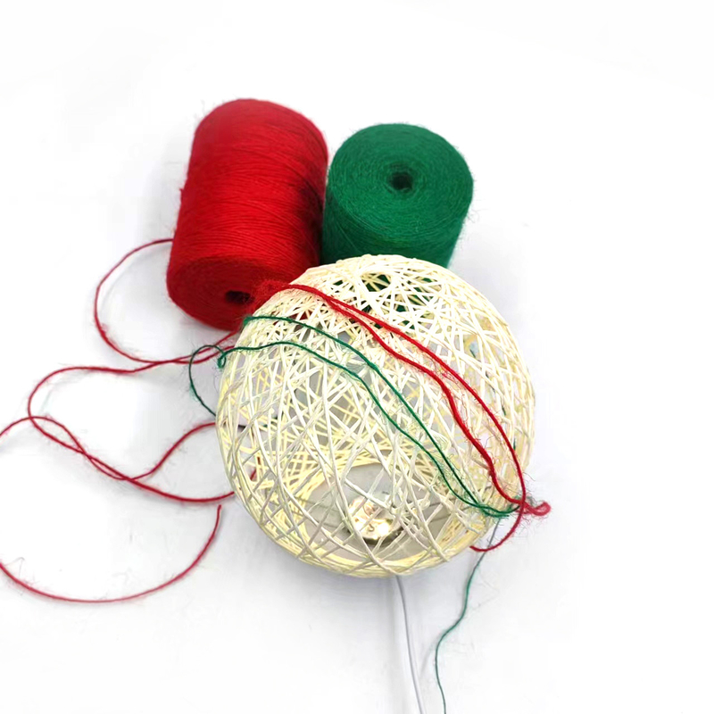 1 mm de colorido de yute Twine Roll Durable de yute cuerda de cuerda para cartón de regalo de embalaje