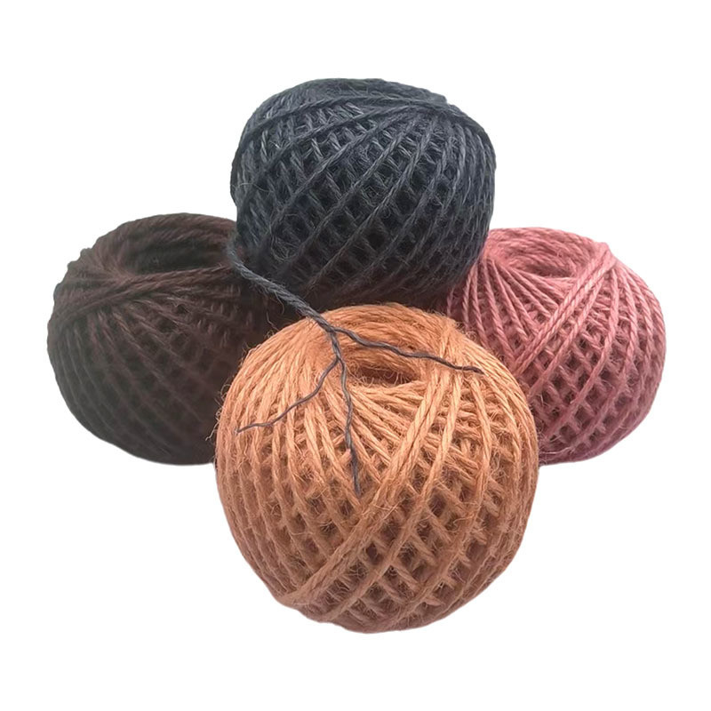 Cuerdas trenzadas con pelo de seda de yute de color clásico peinado mercerizado cuerdas de yute para zapatos