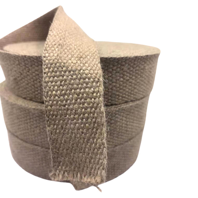 Tela de jute puro de 1,5 mm de grosor para la fabricación de prendas de vestir