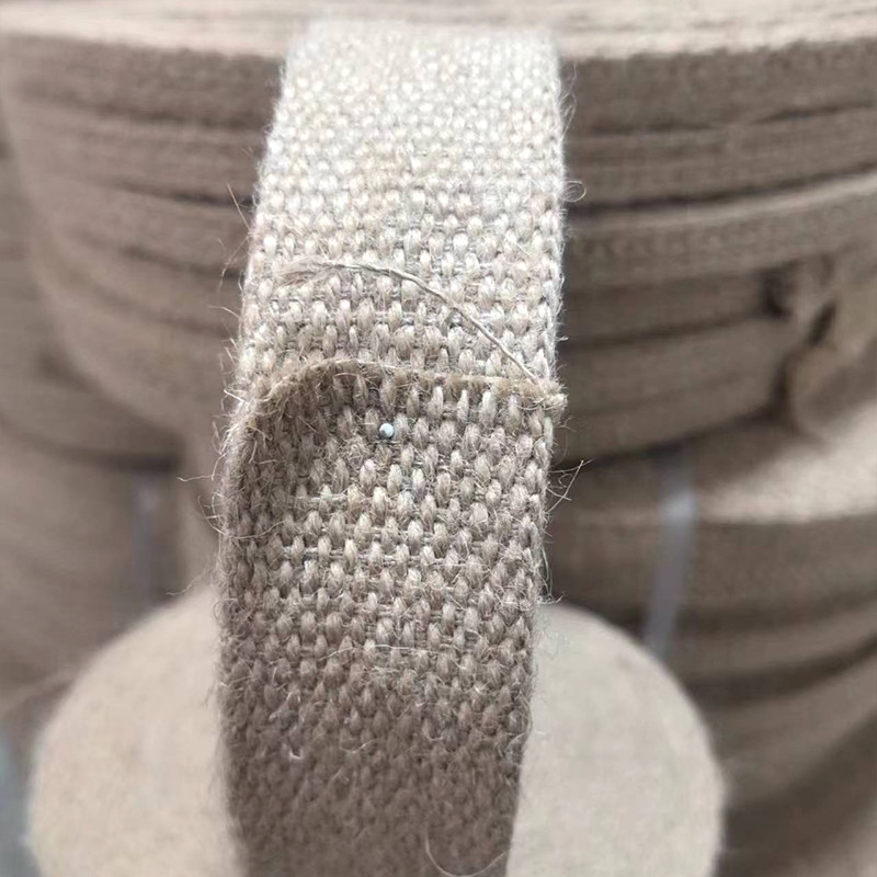 Tela de jute puro de 1,5 mm de grosor para la fabricación de prendas de vestir
