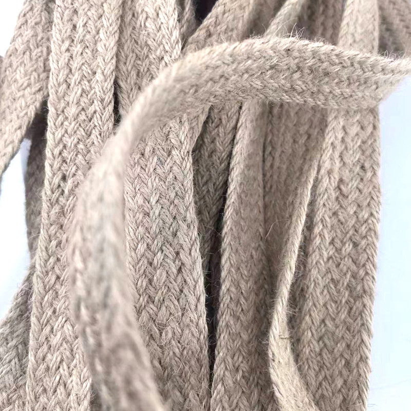 Tamaño personalizado 17 Cinturón de yute trenzado biodegradable Eco natural Cinturón de telaraña de 2,5 cm en colores