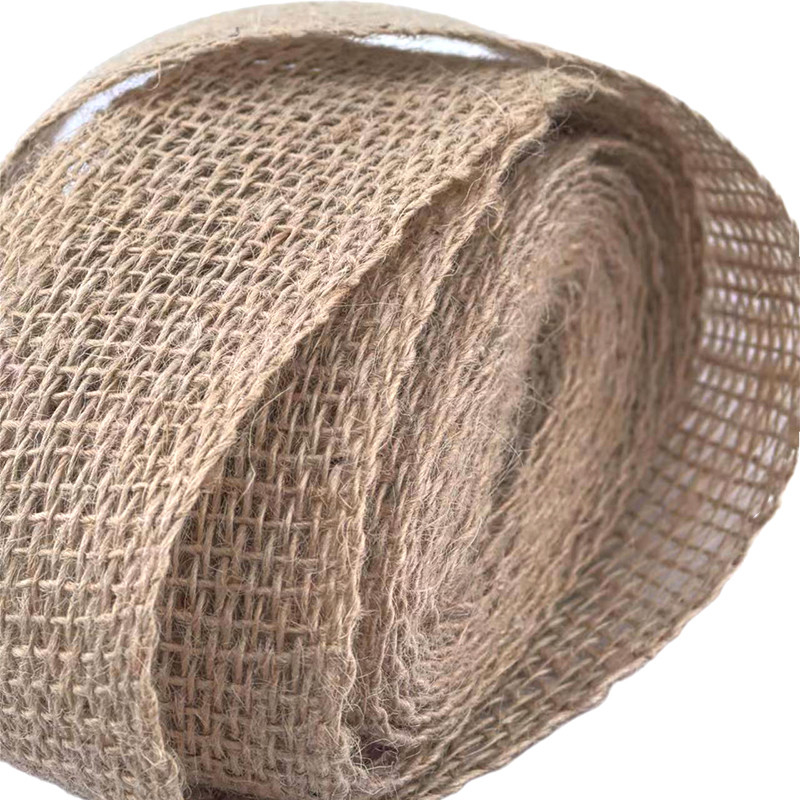 Accesorios de ropa 100% de yute sostenibles Cinturón de tejido de borde de yute para 2024