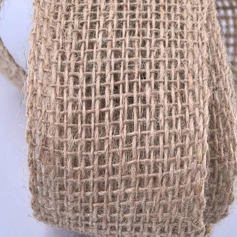 Accesorios de ropa 100% de yute sostenibles Cinturón de tejido de borde de yute para 2024