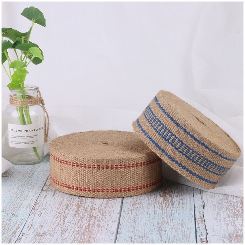 Accesorios de cordones y cordones de tamaño personalizado hechos de yute natural por los fabricantes