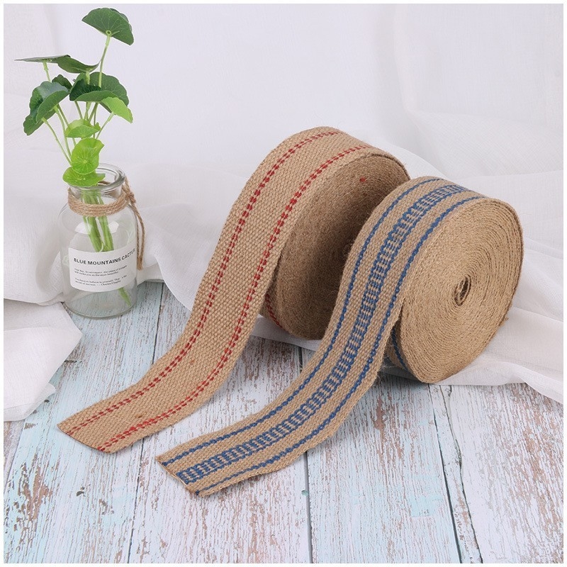 Accesorios de cordones y cordones de tamaño personalizado hechos de yute natural por los fabricantes