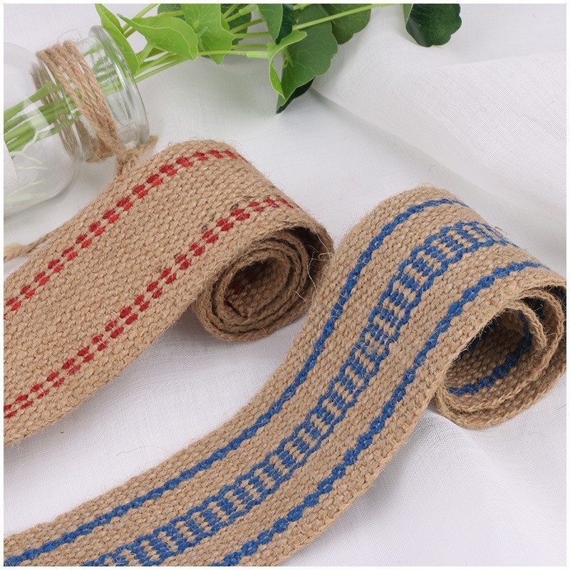 Accesorios de cordones y cordones de tamaño personalizado hechos de yute natural por los fabricantes