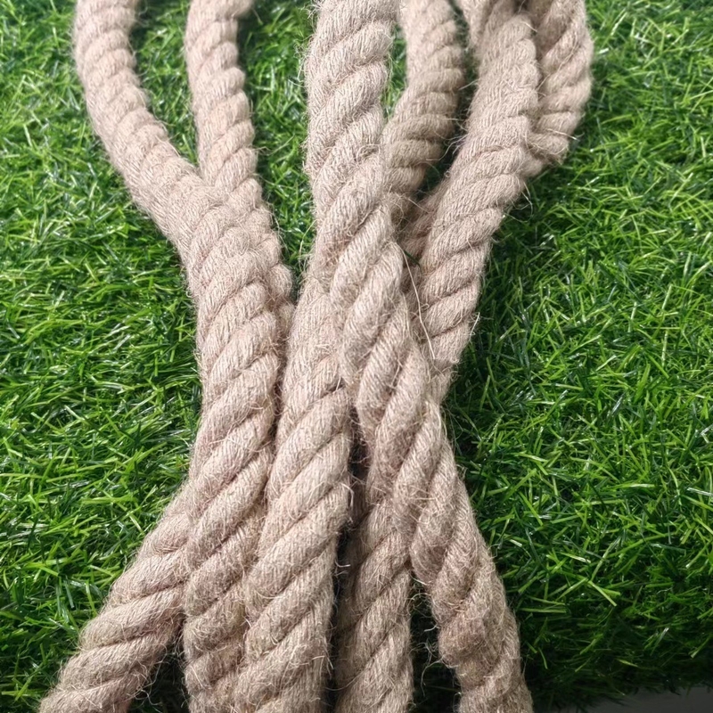 Cuerdas de yute Cuerdas decorativas y vendidas directamente por los fabricantes para aplicaciones de bolsas 2