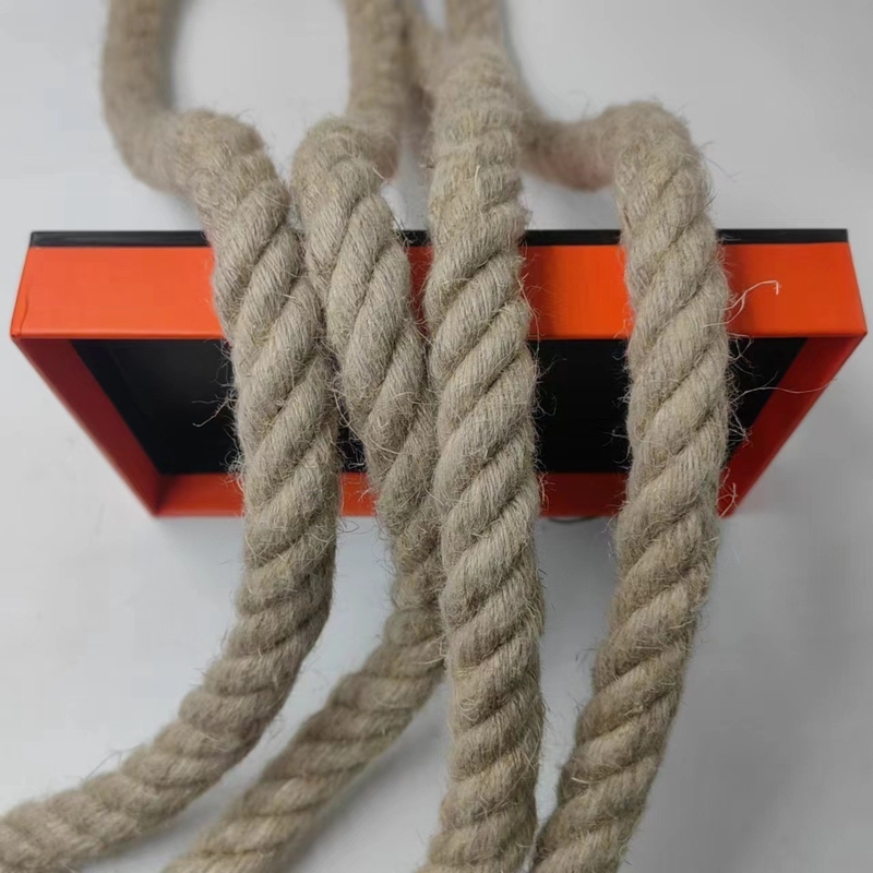 Cuerdas de yute Cuerdas decorativas y vendidas directamente por los fabricantes para aplicaciones de bolsas 2
