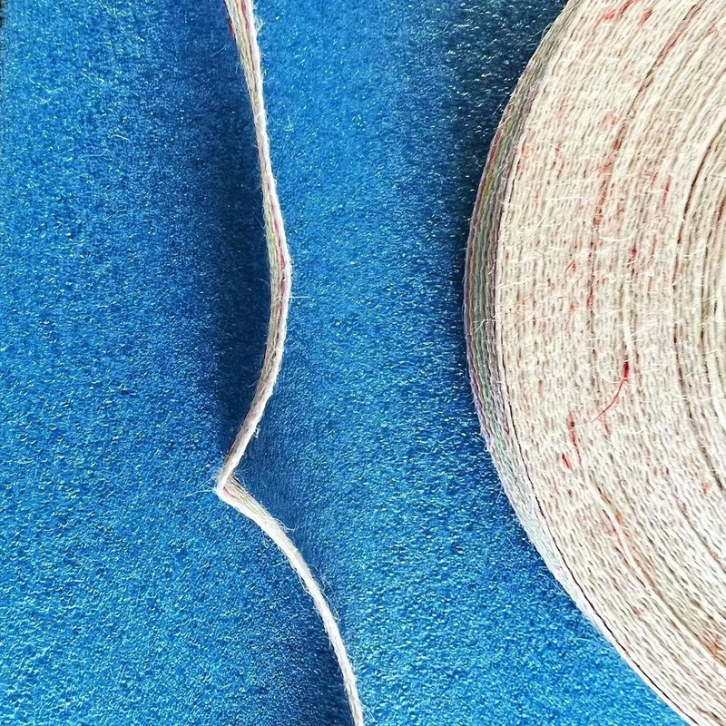 Ancho de la cinta de cáñamo de siete colores Ancho personalizado para personalizar y multipropósito