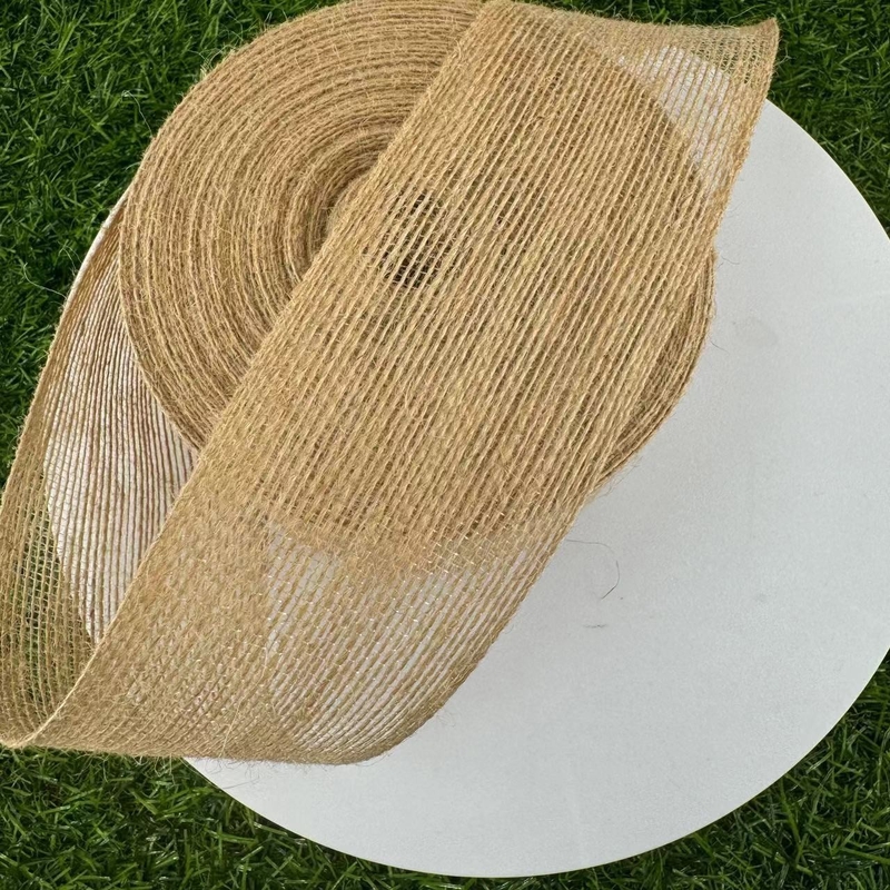 Línea de pesca de yute cinta tejida para ropa zapatos sombreros accesorios colores personalizados