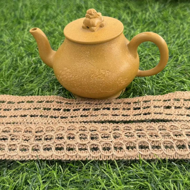 La cinta de encaje de yute sostenible es el toque final perfecto para la decoración del hogar