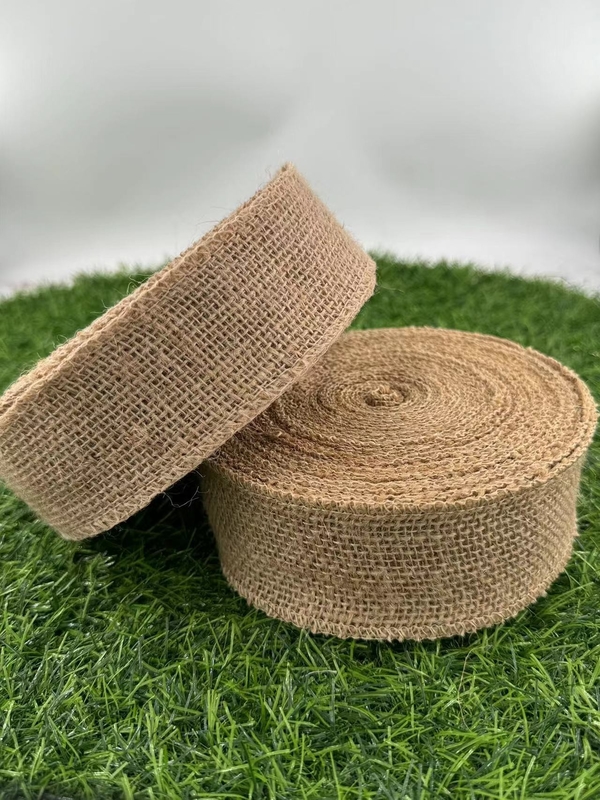 Cinturón de malla de yute cómodo para decoración del hogar sostenible natural y ecológico
